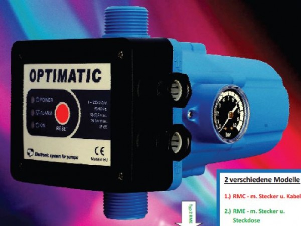 Druckregelautomat KIT Optimatic RMC - Schutzklasse IP65